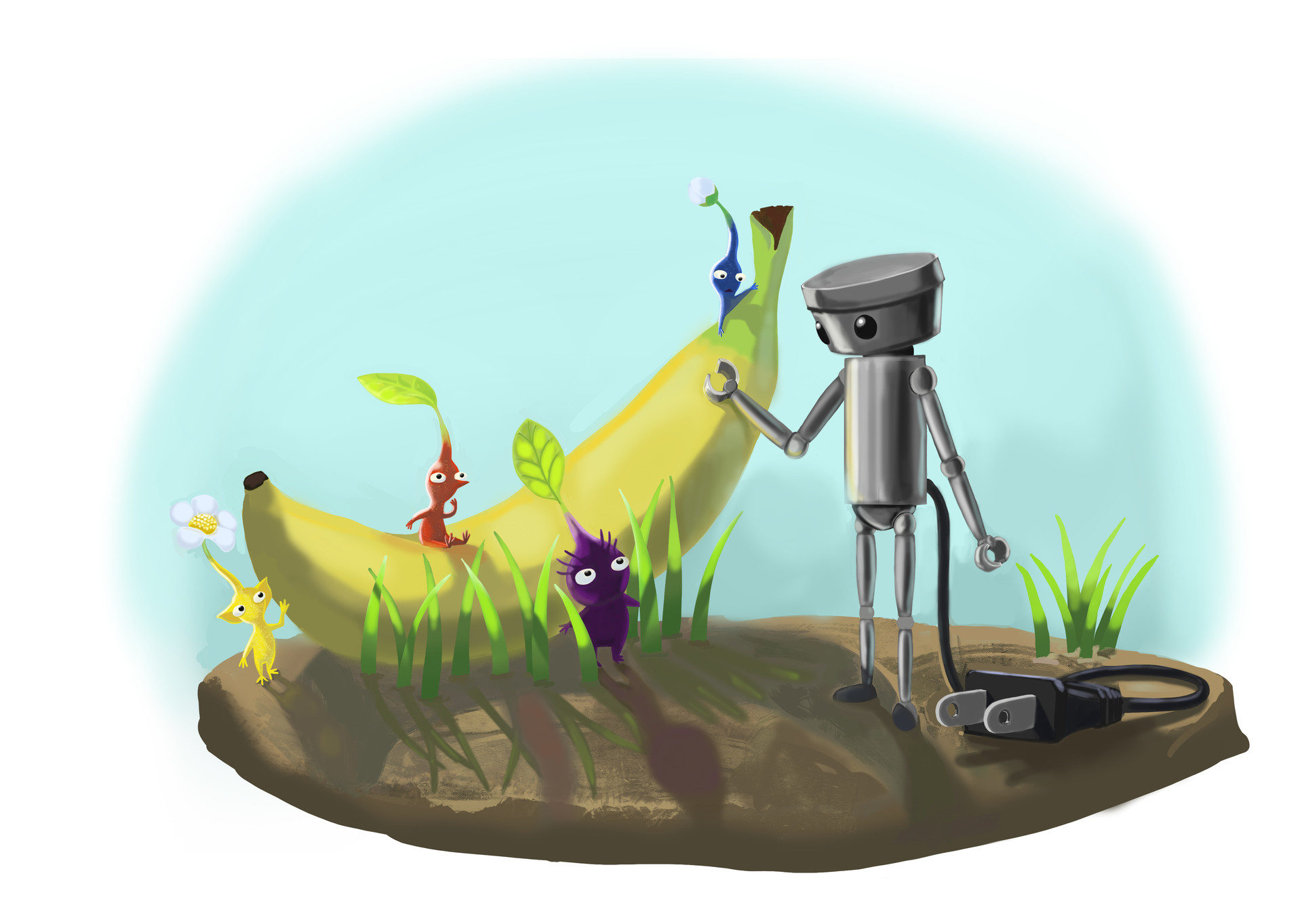 Artstation Tribute To Chibi Robo And Pikmin Noa Juel 728 x 906 jpeg 116kb. tribute to chibi robo and pikmin noa juel