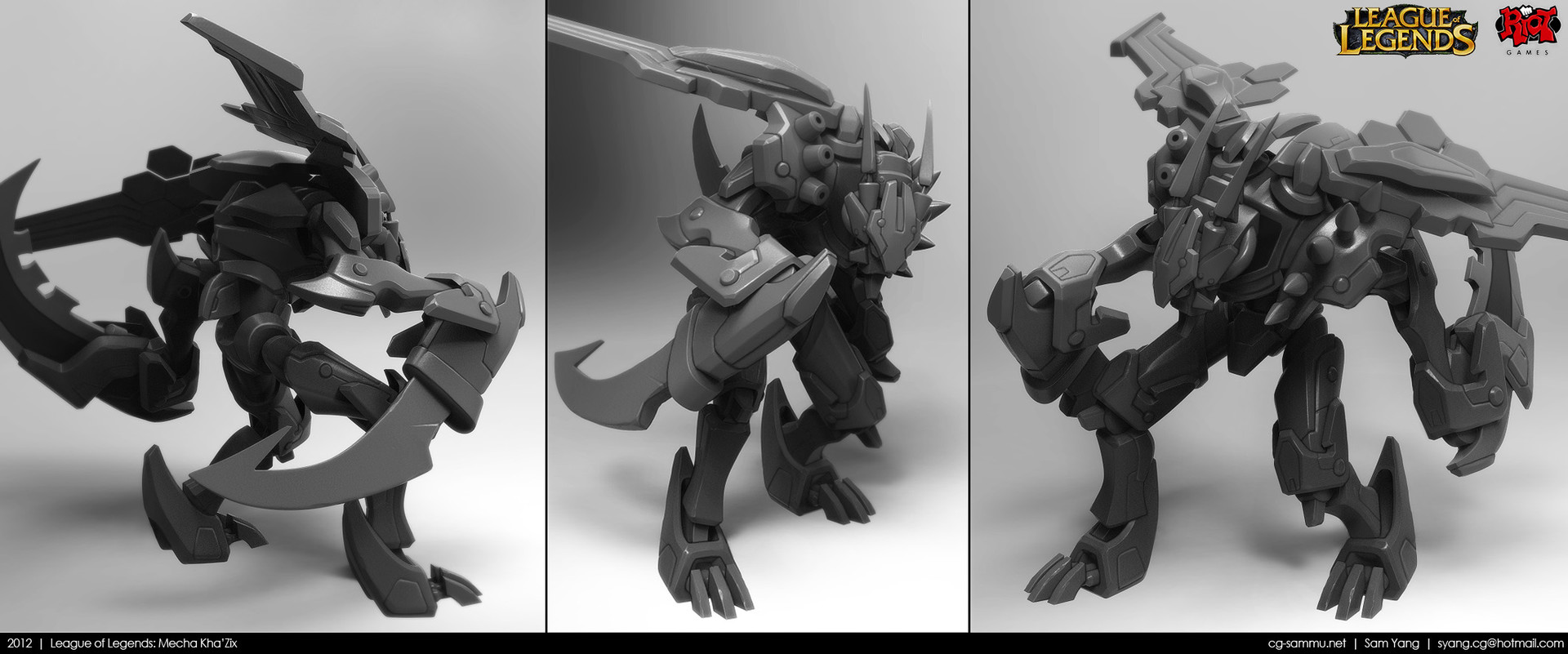 ArtStation - League of Legends: Mecha Khazix