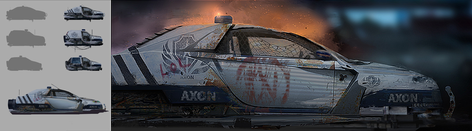 sci-fi cars