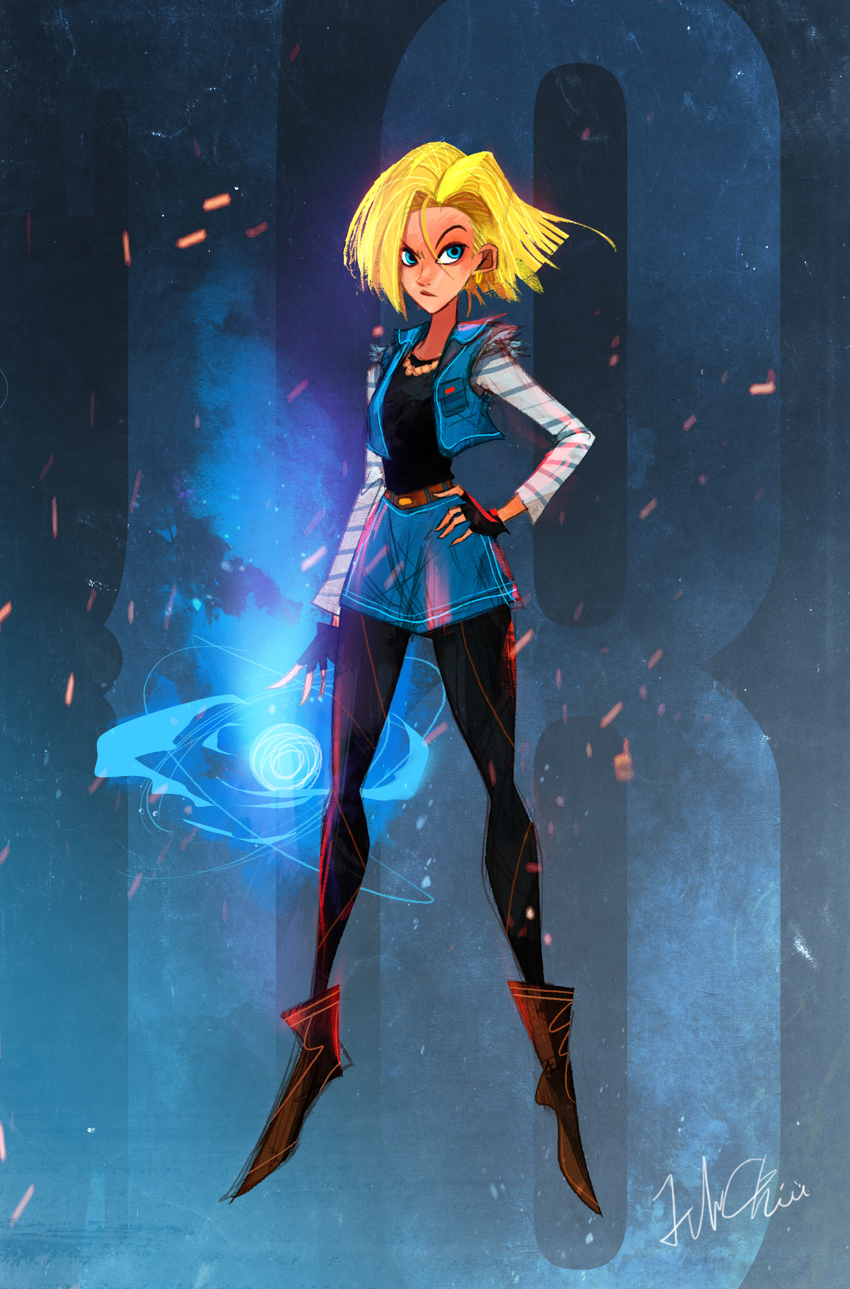 jun chiu android 17 android 18
