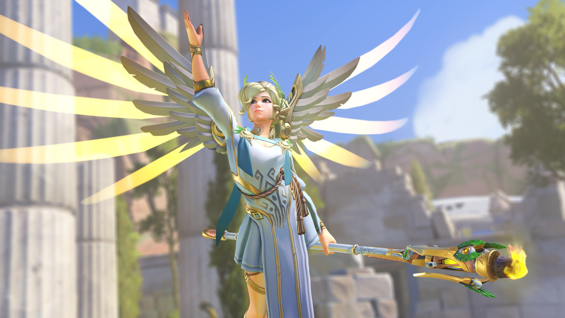 OVERWATCH - Mercy 'Winged Victory' Weapon Skin.