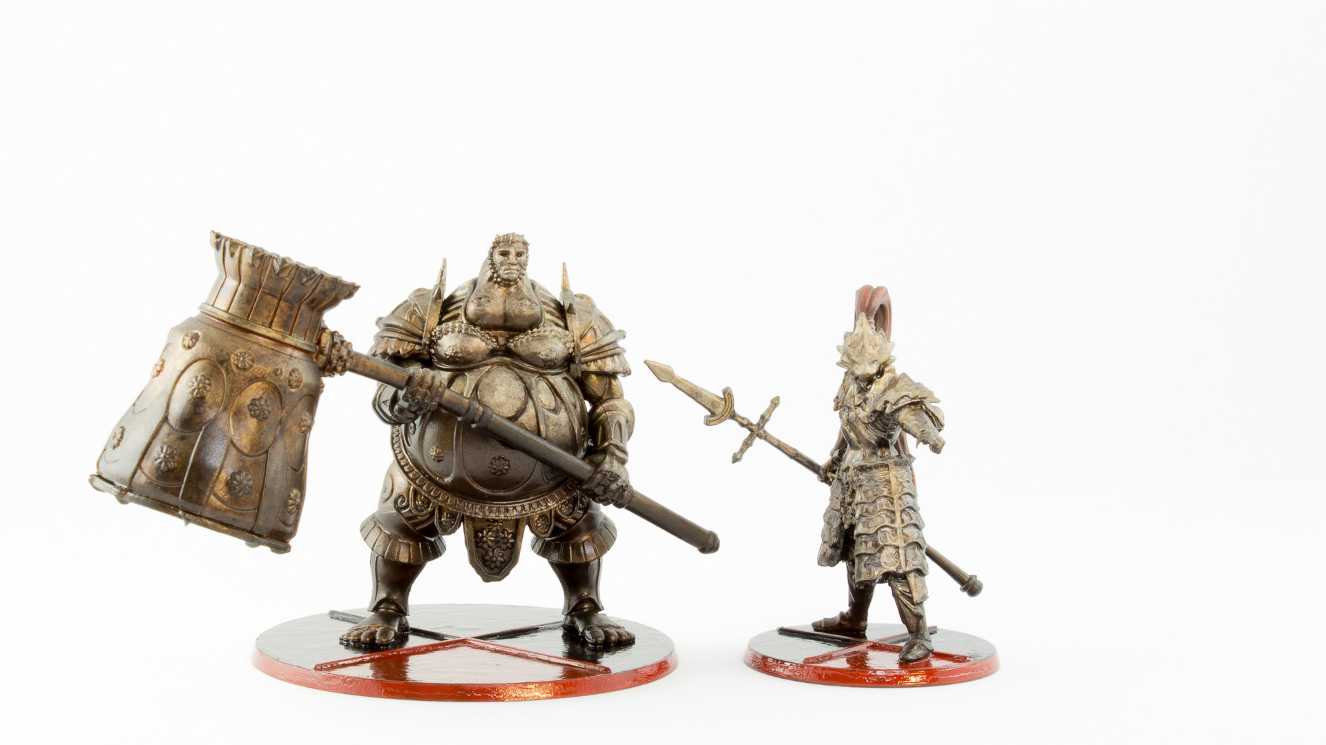 dark souls board game figures painted