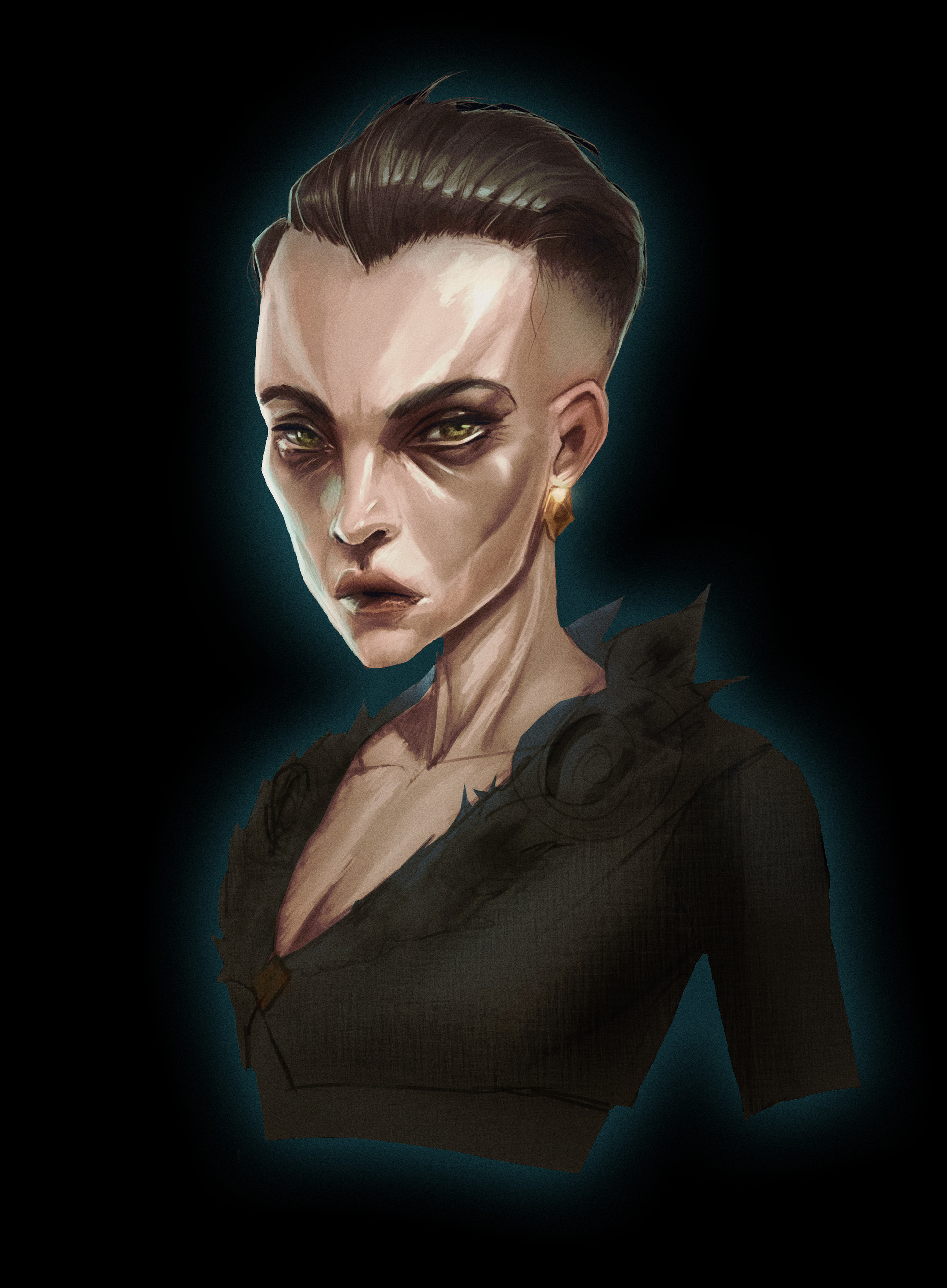 ArtStation Delilah Coppersoon (Kaldwin) (Dishonored 2 fanart)