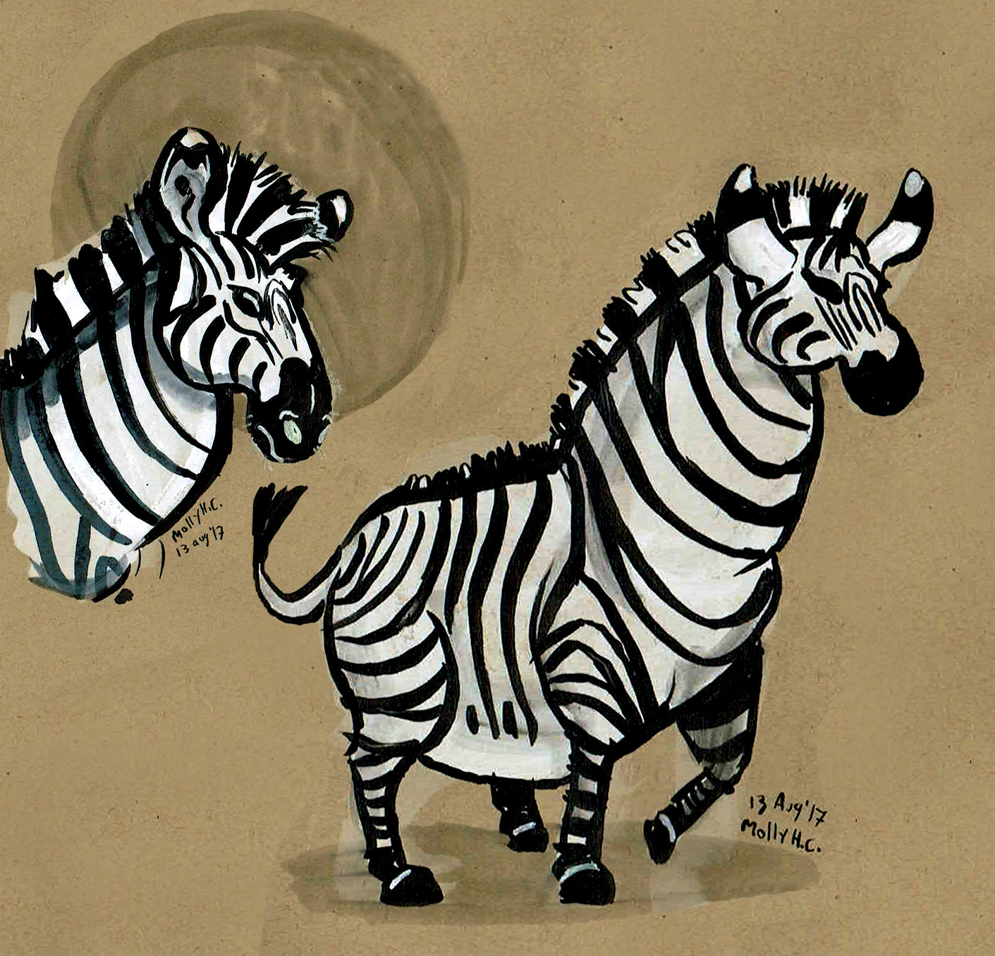 ArtStation Zebra Character Concepts