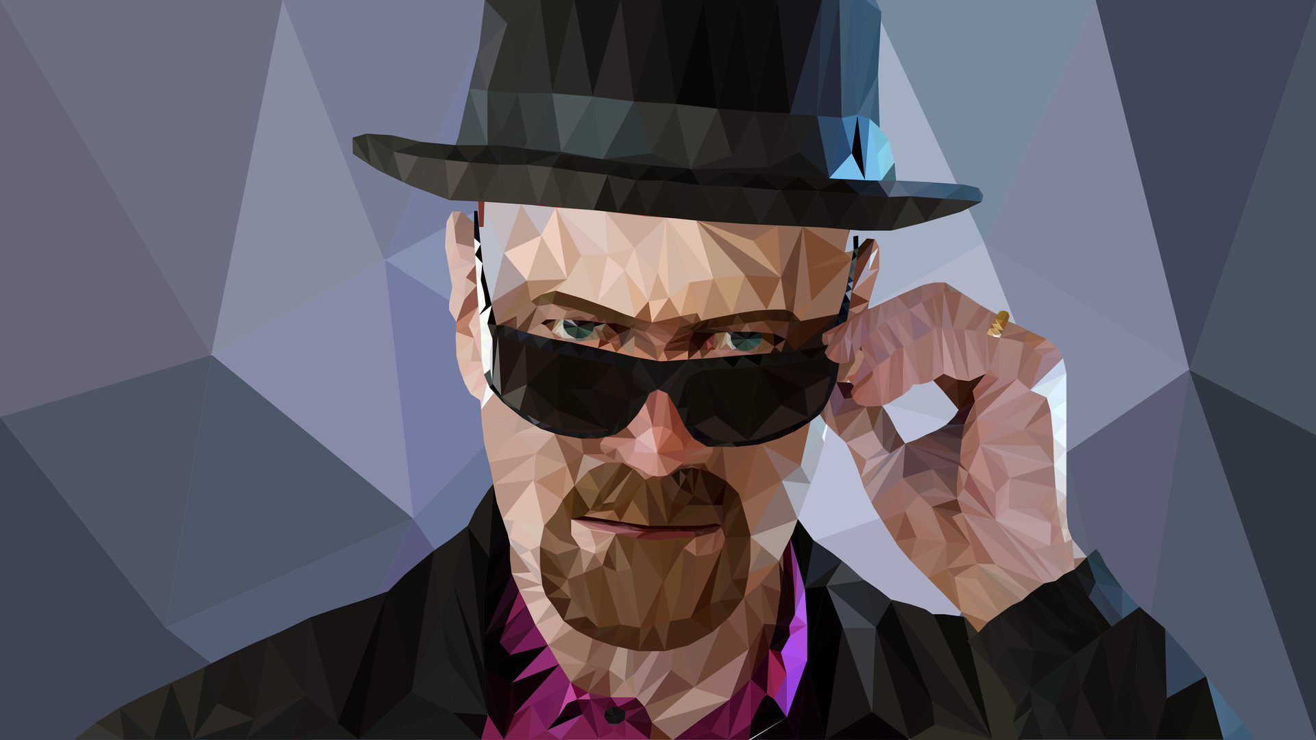 ArtStation Breaking Bad Polygon Art
