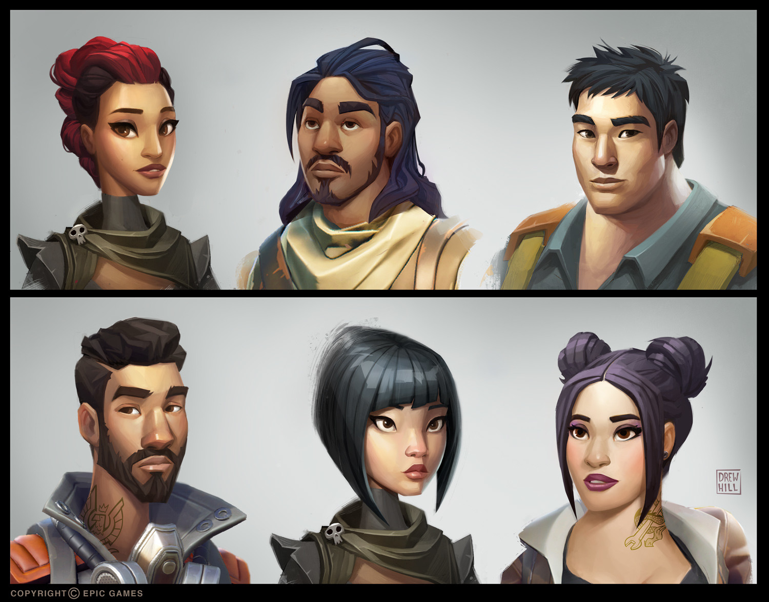 Character Design Fortnite Artstation Fortnite Concepts Drew Hill