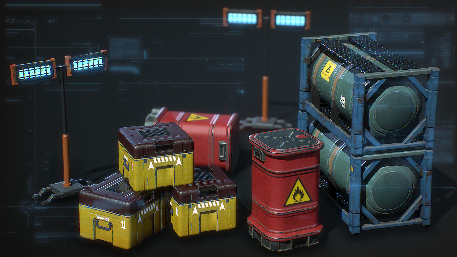 Sci fi props