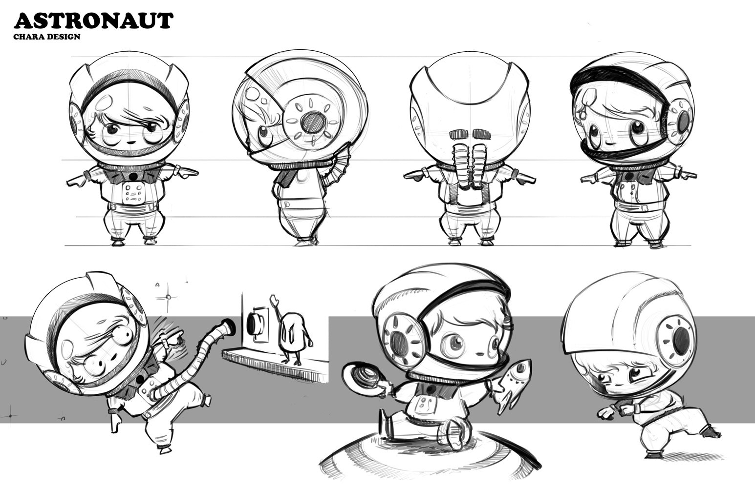 character sketch of an astronaut