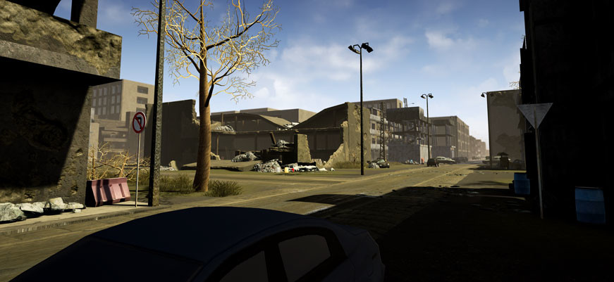 Approaching ambush area