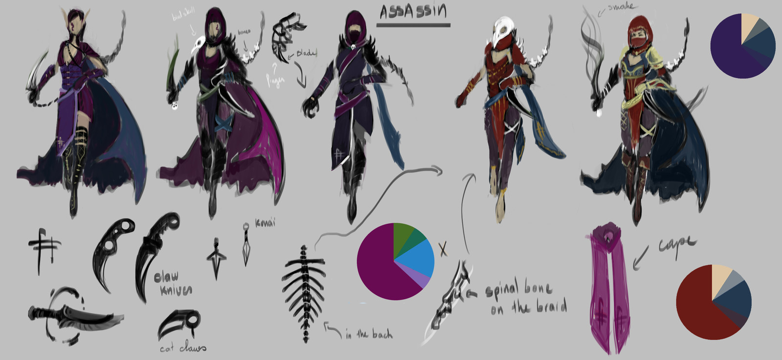 Assassin color schemes