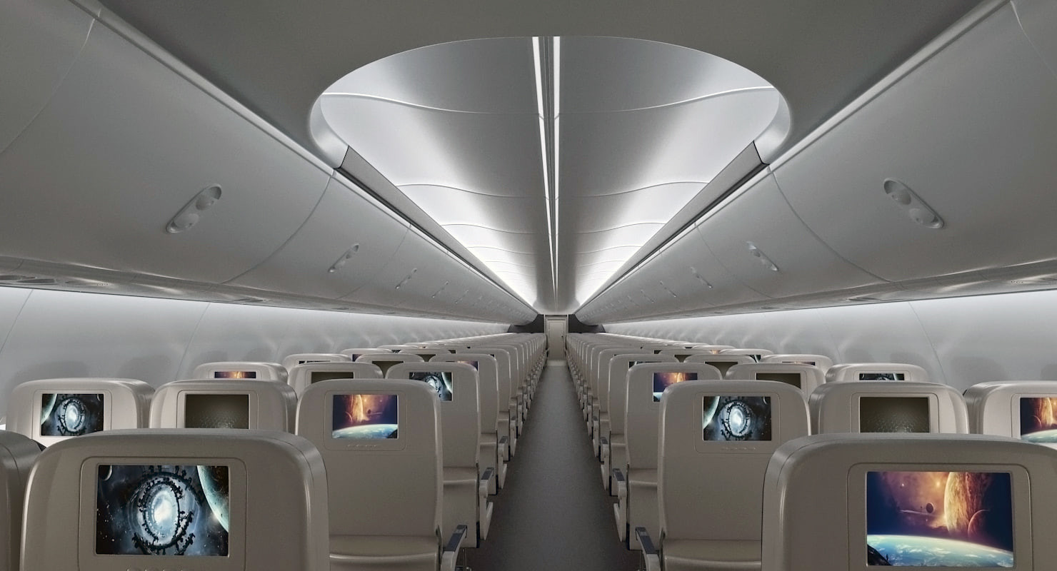 Artstation 3d Boeing 737 900 With Interior United Airlines