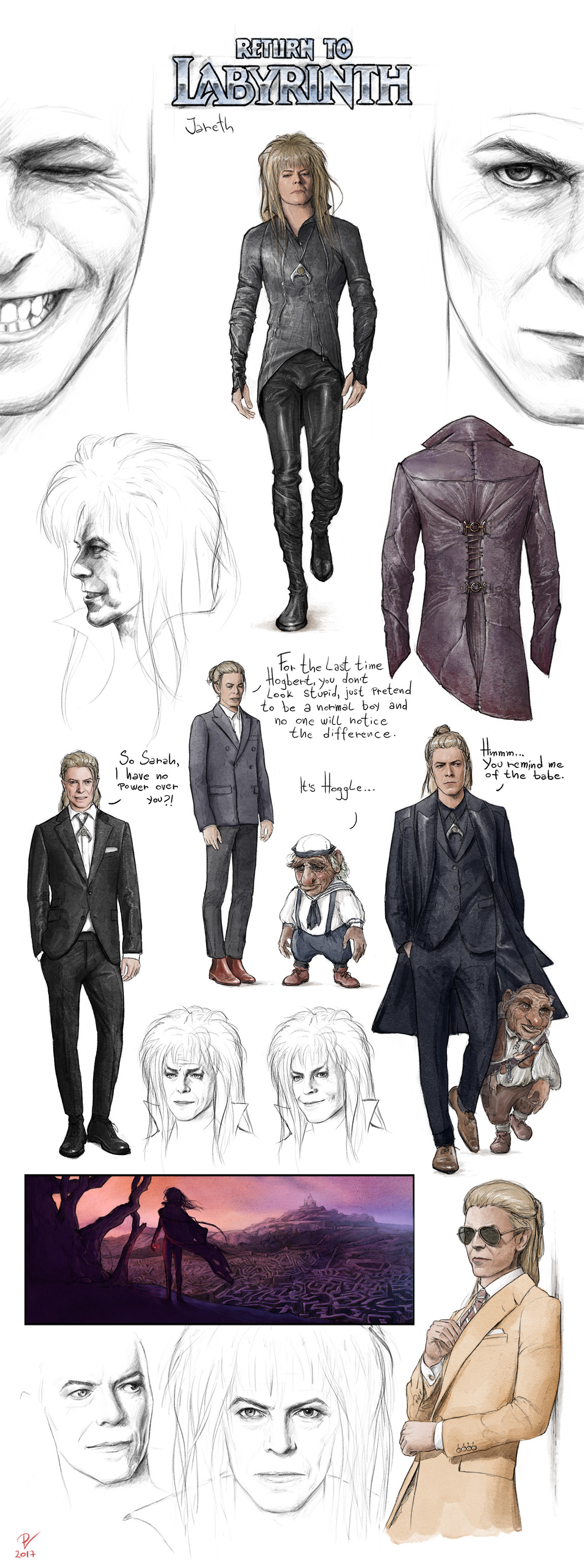 ArtStation Return To LabyrinthJareth concept artFANART
