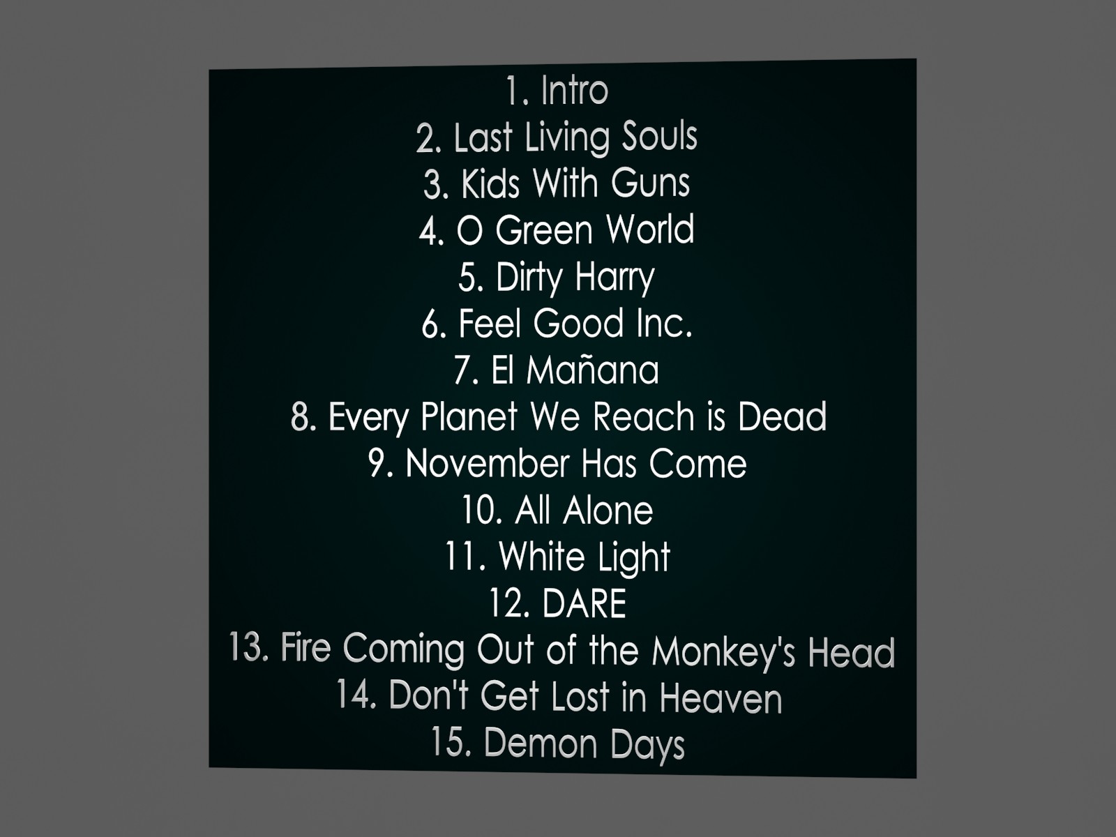 Ben Connolly Gorillaz Demon Days Album Ben Connolly Gorillaz Demon Days Album