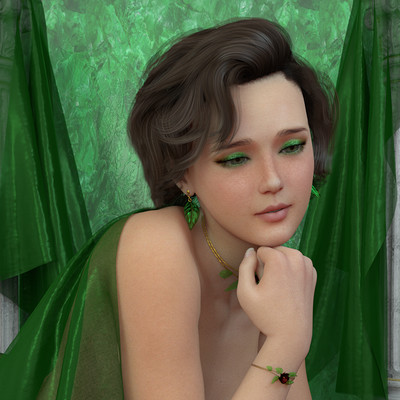 Lisa LS - 3D Max + Daz Studio