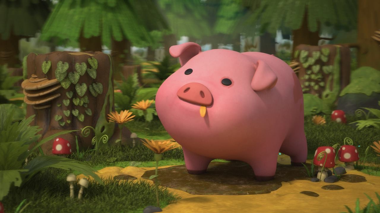 ArtStation - Fan art of Waddles (gravity falls)