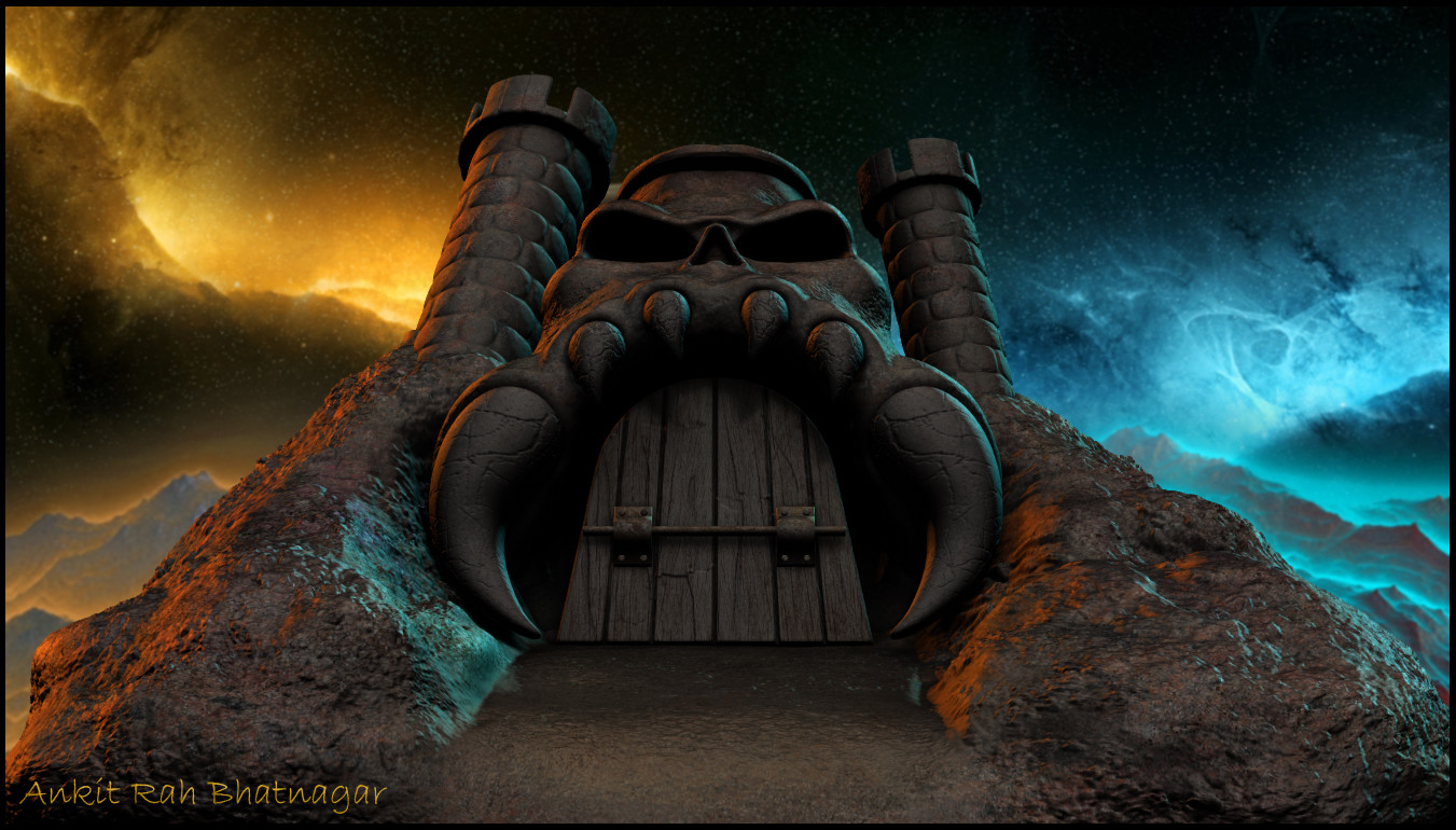 Artstation Castle Grayskull Ankit Bhatnagar