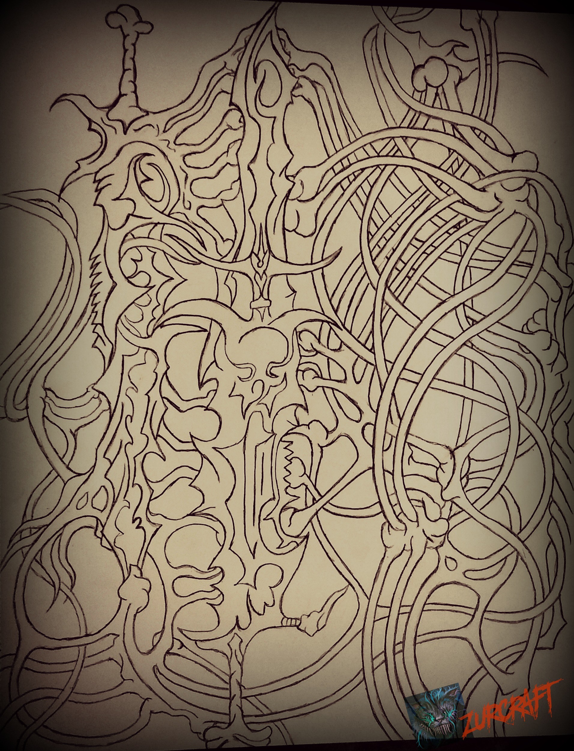 Artstation Swords Of Darkness Drawing Zurcraft Art