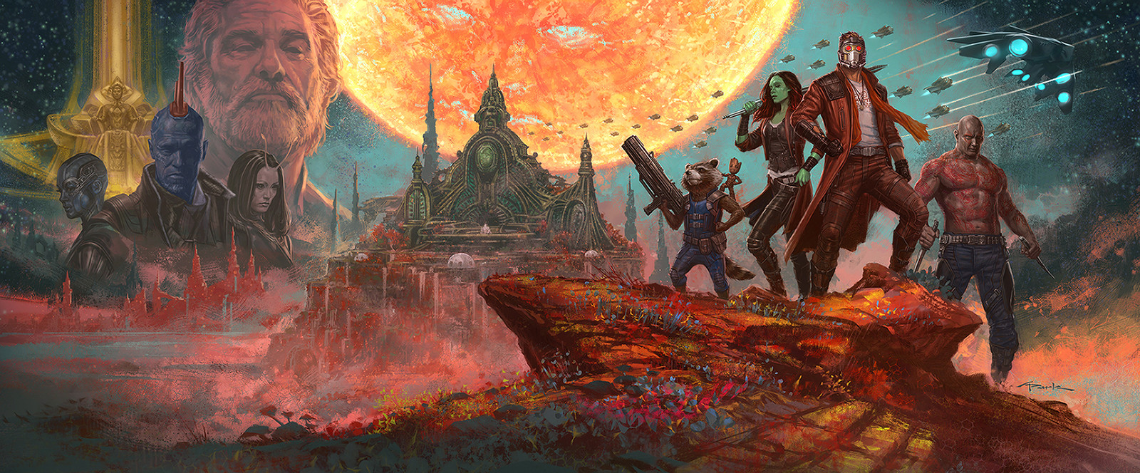 Guardians of the Galaxy Vol. 2 Art Book Cover