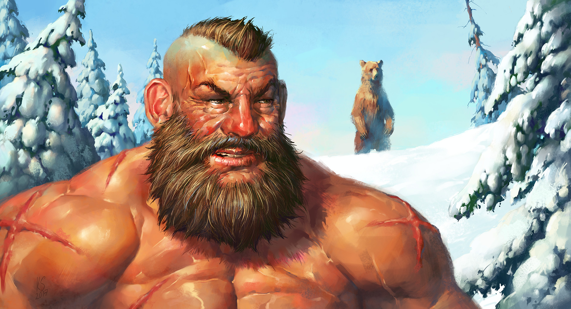 Зангиев из Street Fighter