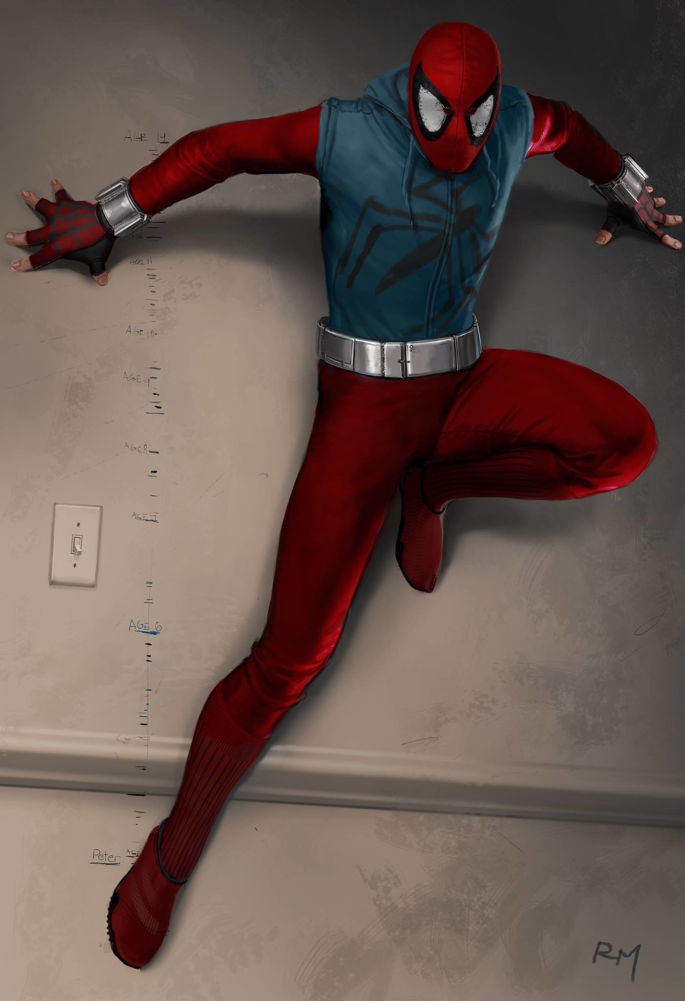 homemade spider man suit