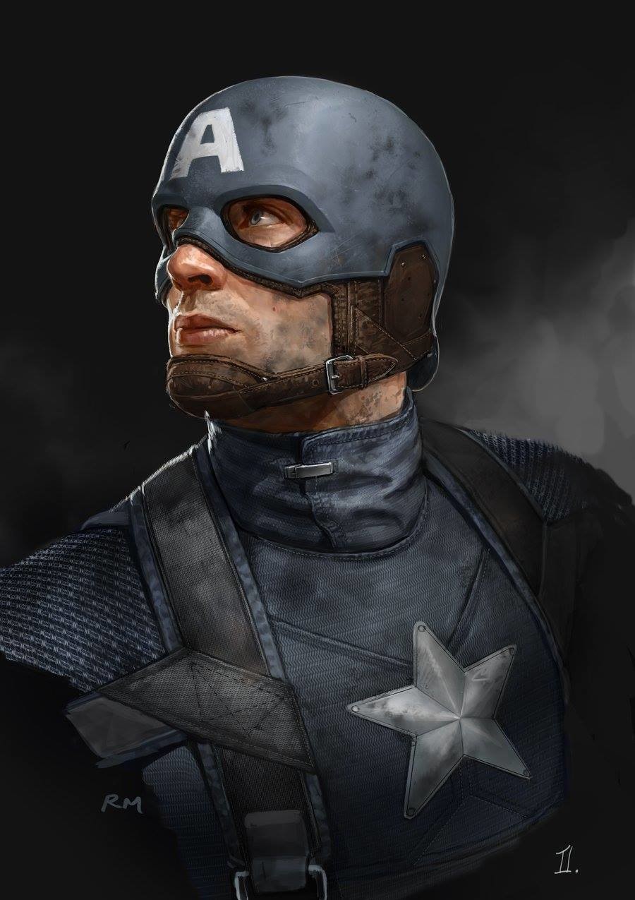 Artstation Captain America Portraits Ryan Meinerding