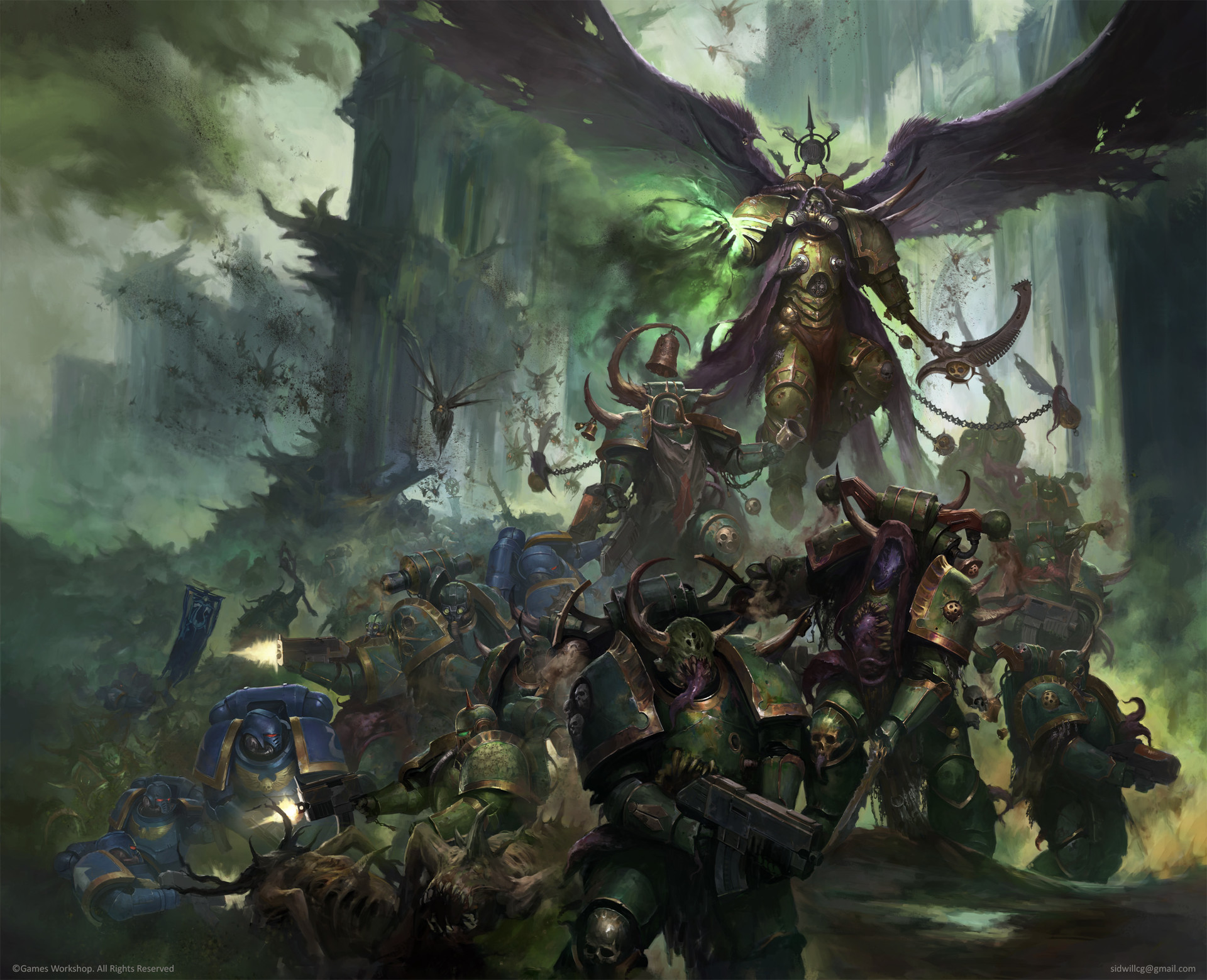Mortarion face