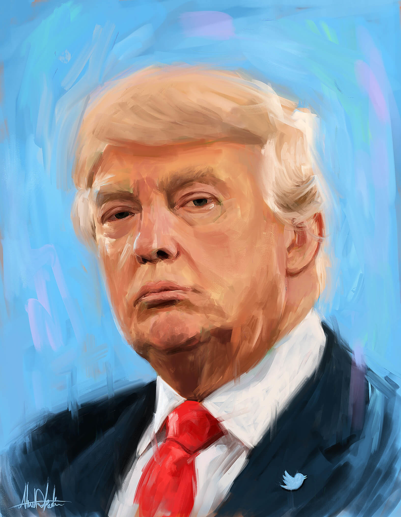 Artstation Donald Trump Worth 2 Billion To Twitter Ahmad Kadi