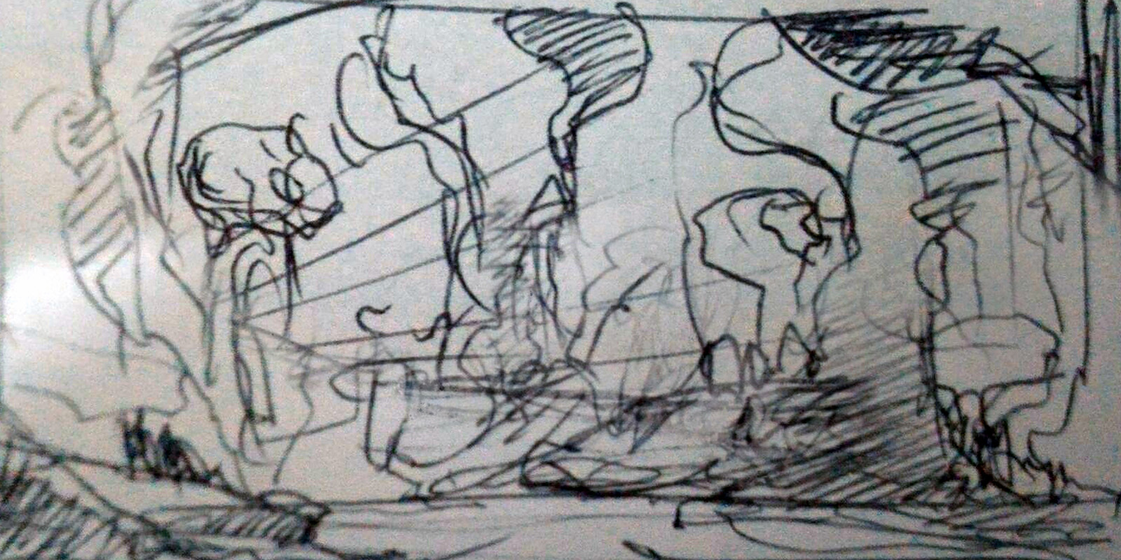 Rough Sketch on paper