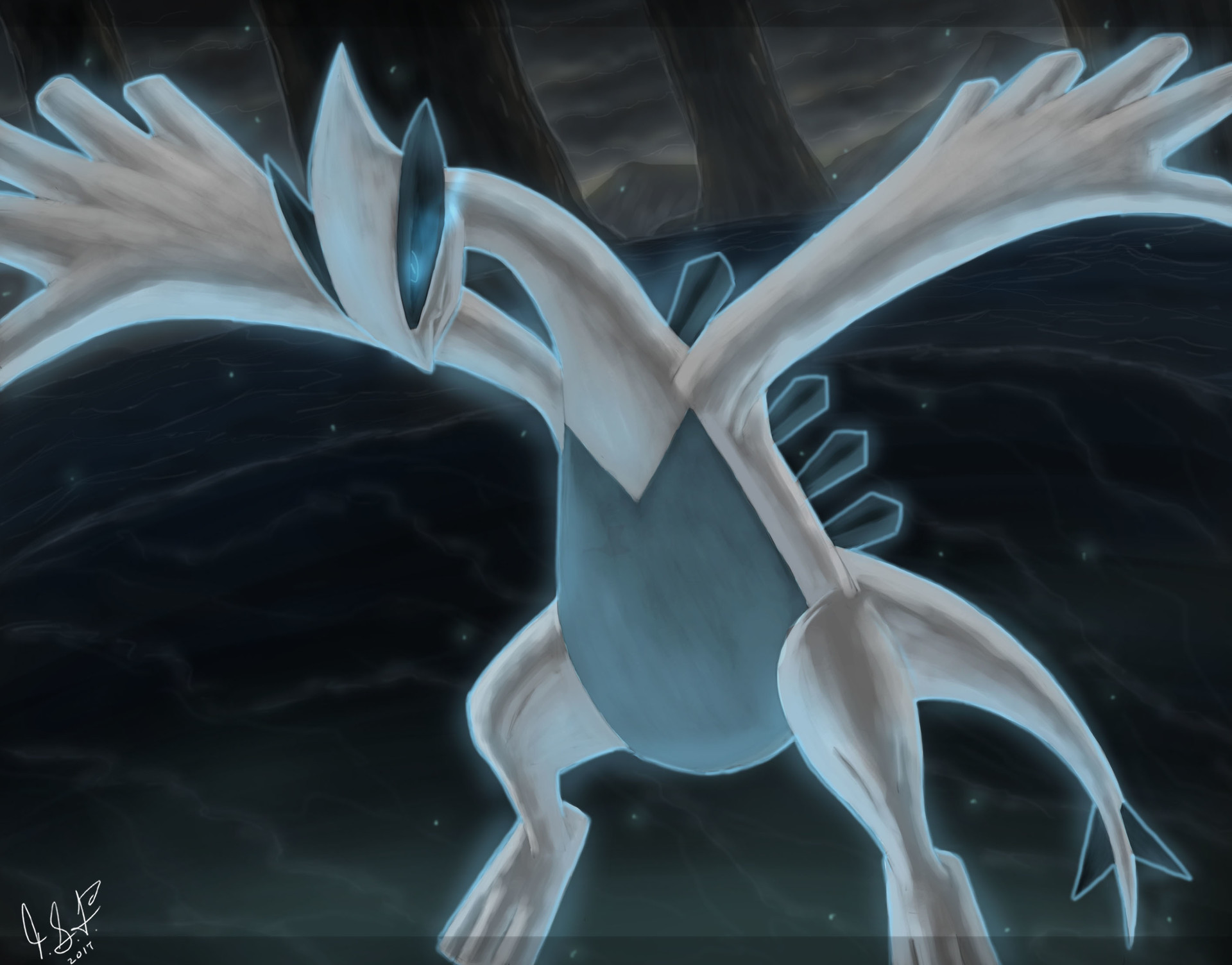 ArtStation - Lugia: Soul Silver