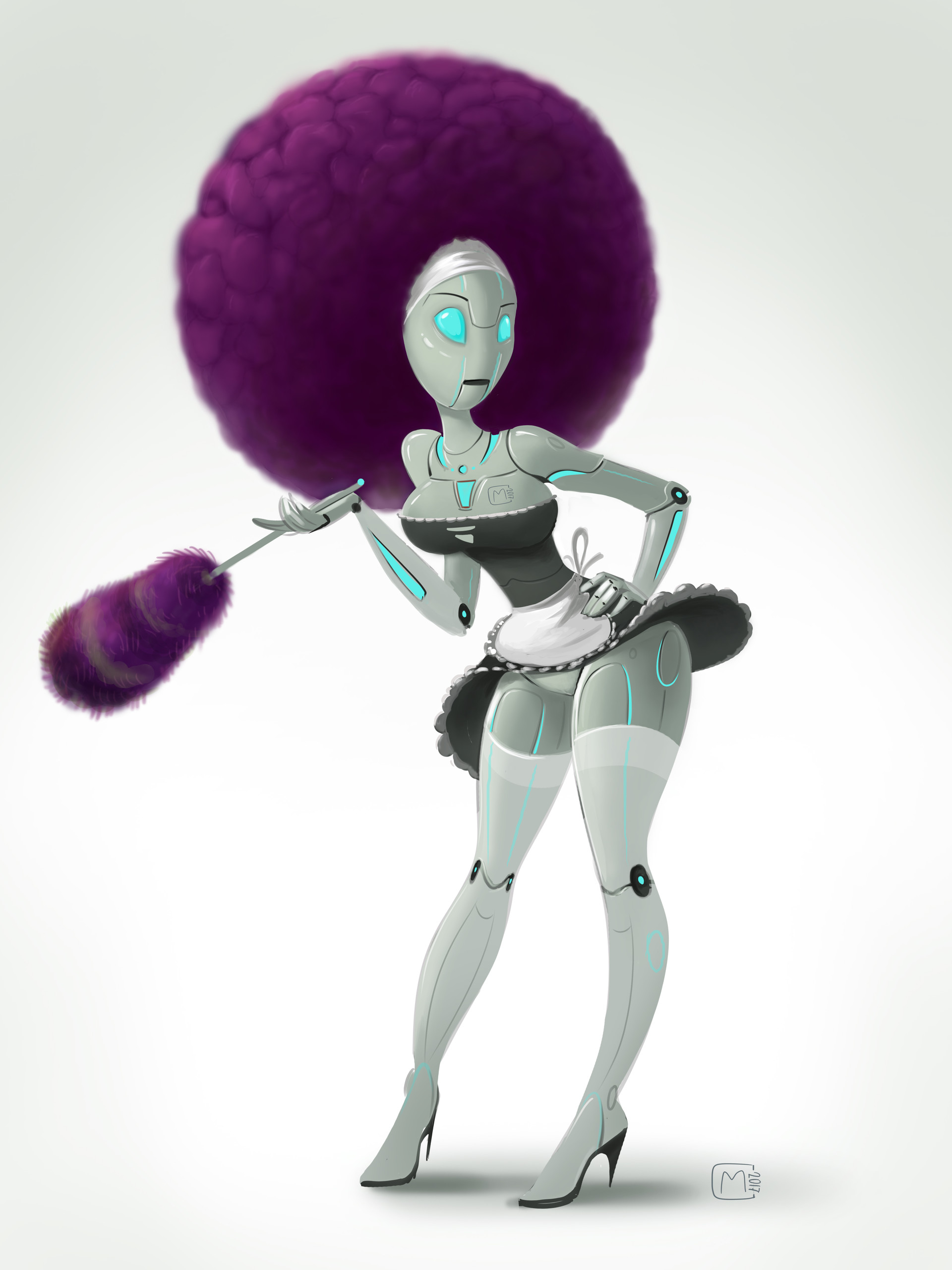 ArtStation - Android Robot Maid