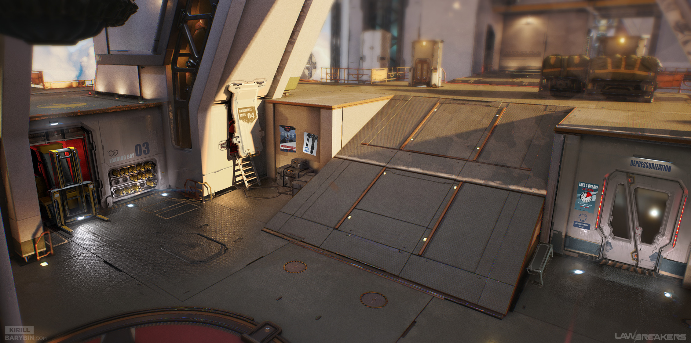 an overpaint over a ingame screenshot from client to give the wall sections more purpose