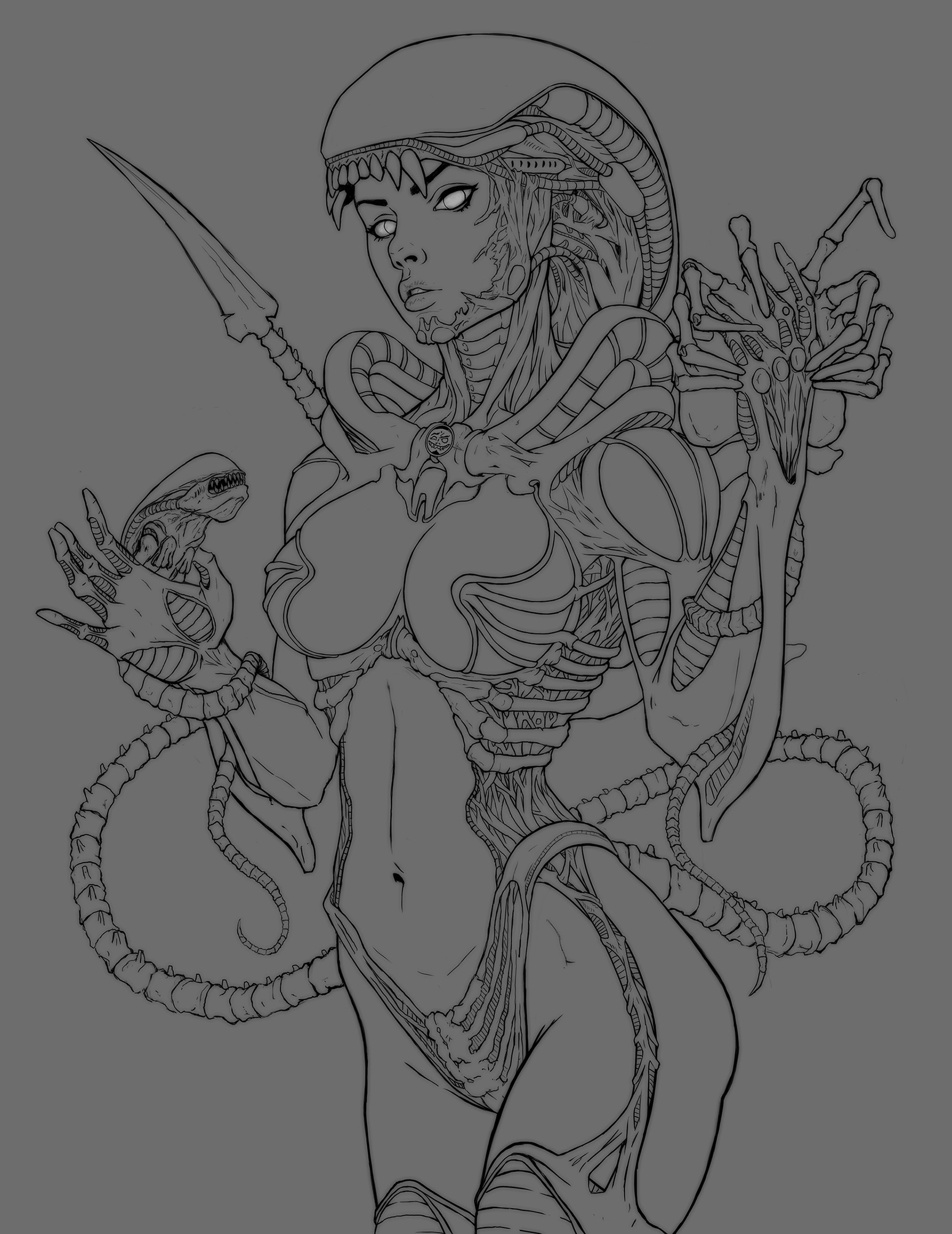 Topless Alien