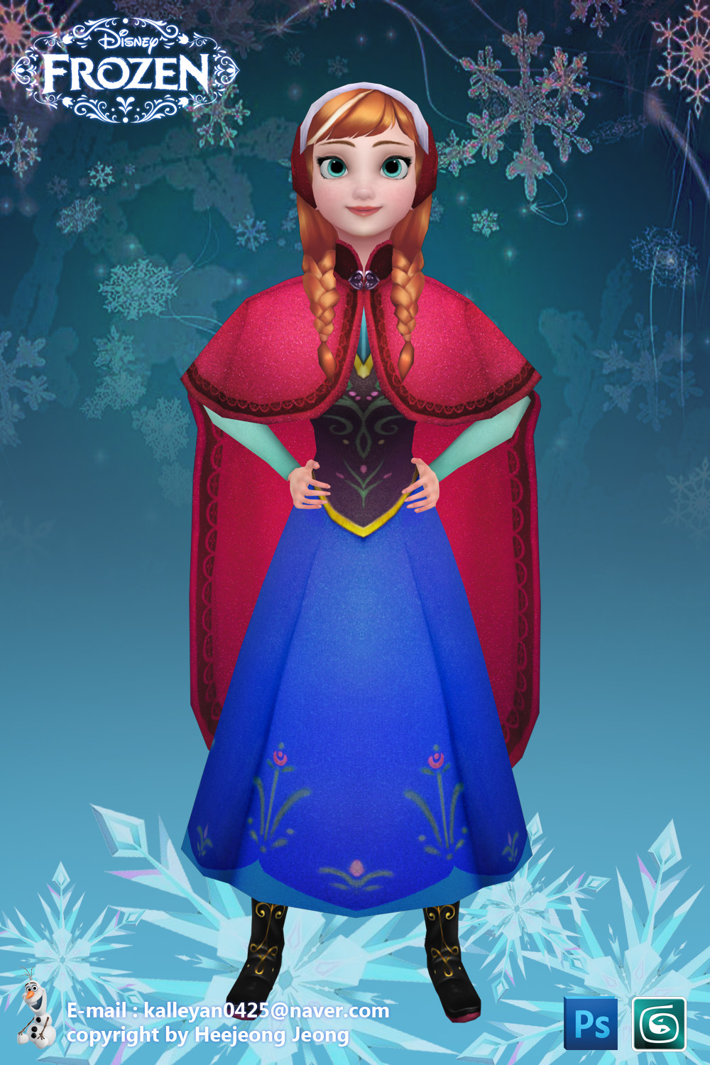 Heejeong Jeong Frozen Anna