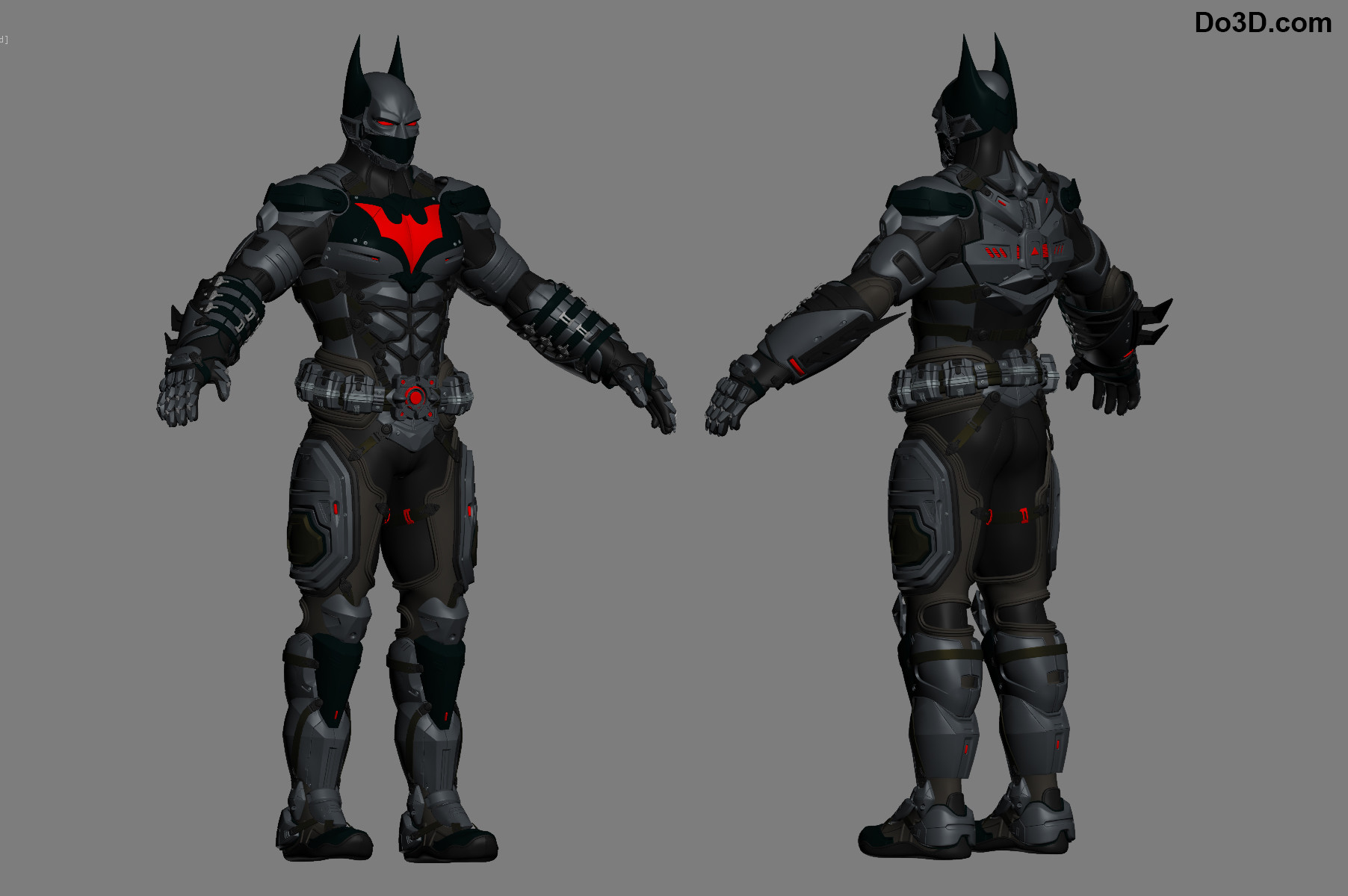 Artstation Batman Beyond 2020 3d Model Lets Game