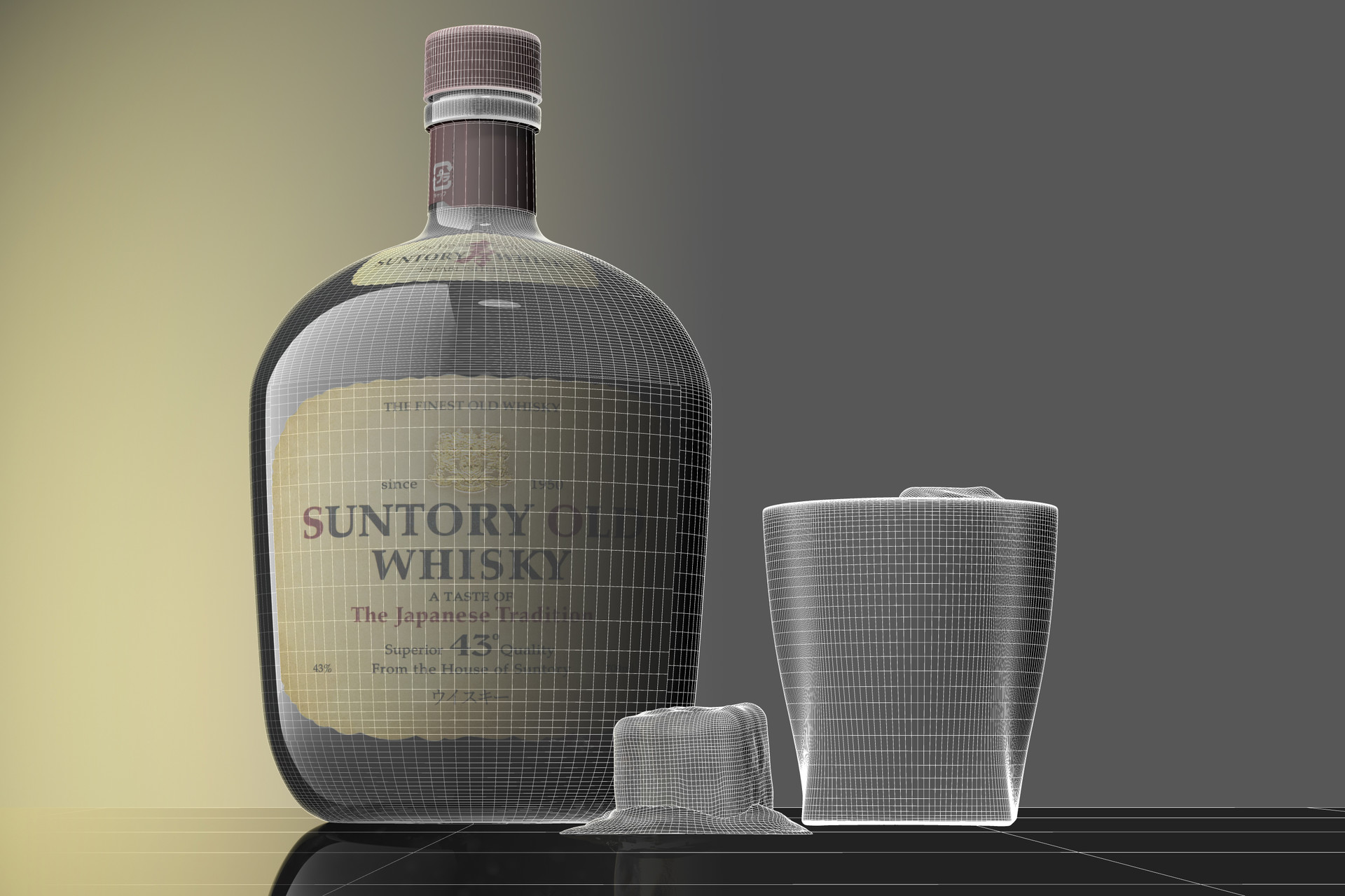 KOSHIRO AKIYAMA - SUNTORY OLD WHISKY