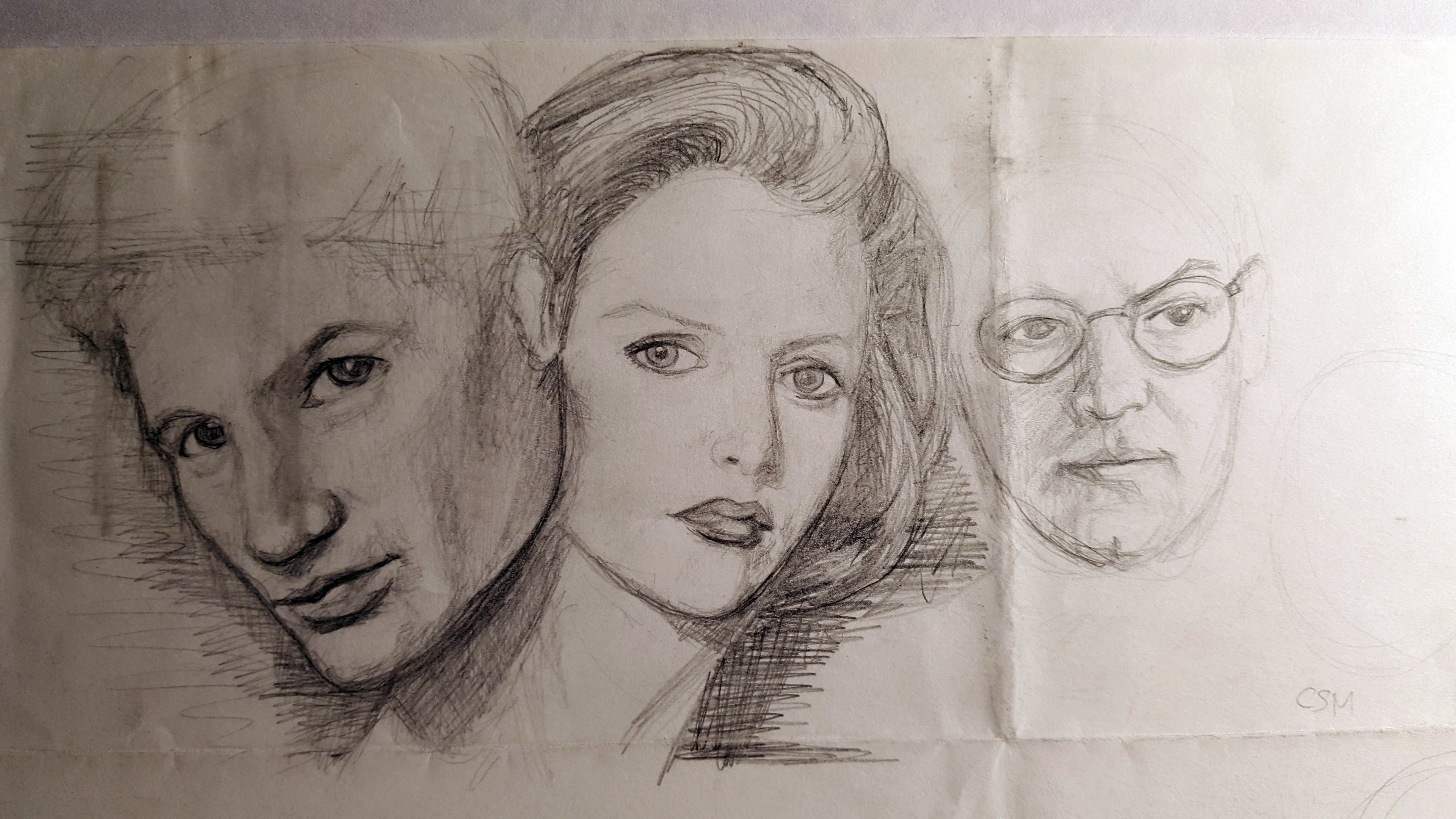X-Files. Mulder, Scully, and unfinished Skinner.