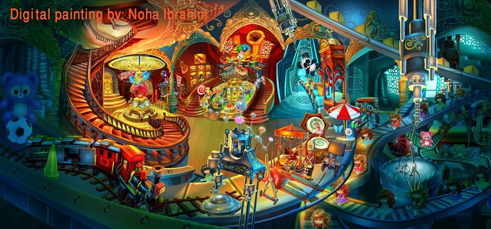 Toy Factory Illustration