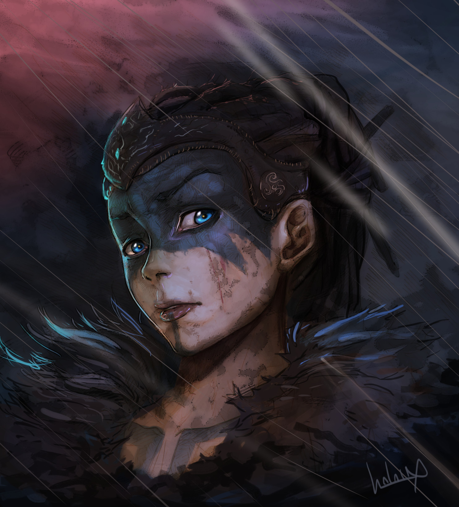 ArtStation - Senua's Saga: Hellblade 2 Photo manipulation Fan Art