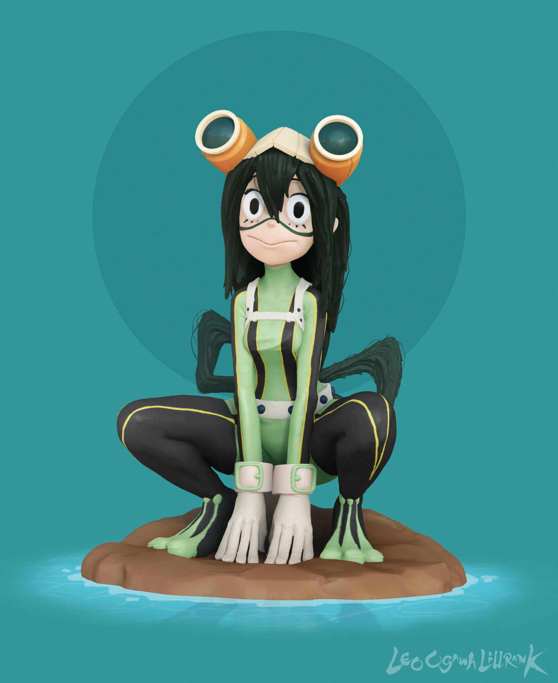 ArtStation - Asui Tsuyu | My Hero Academia