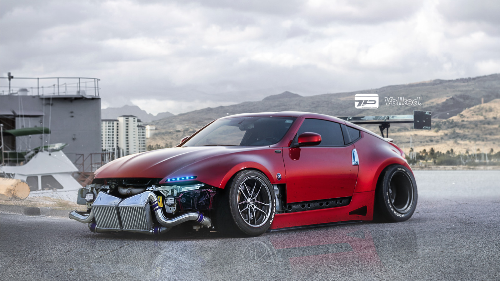 JDM обои Nissan 370z Сакура