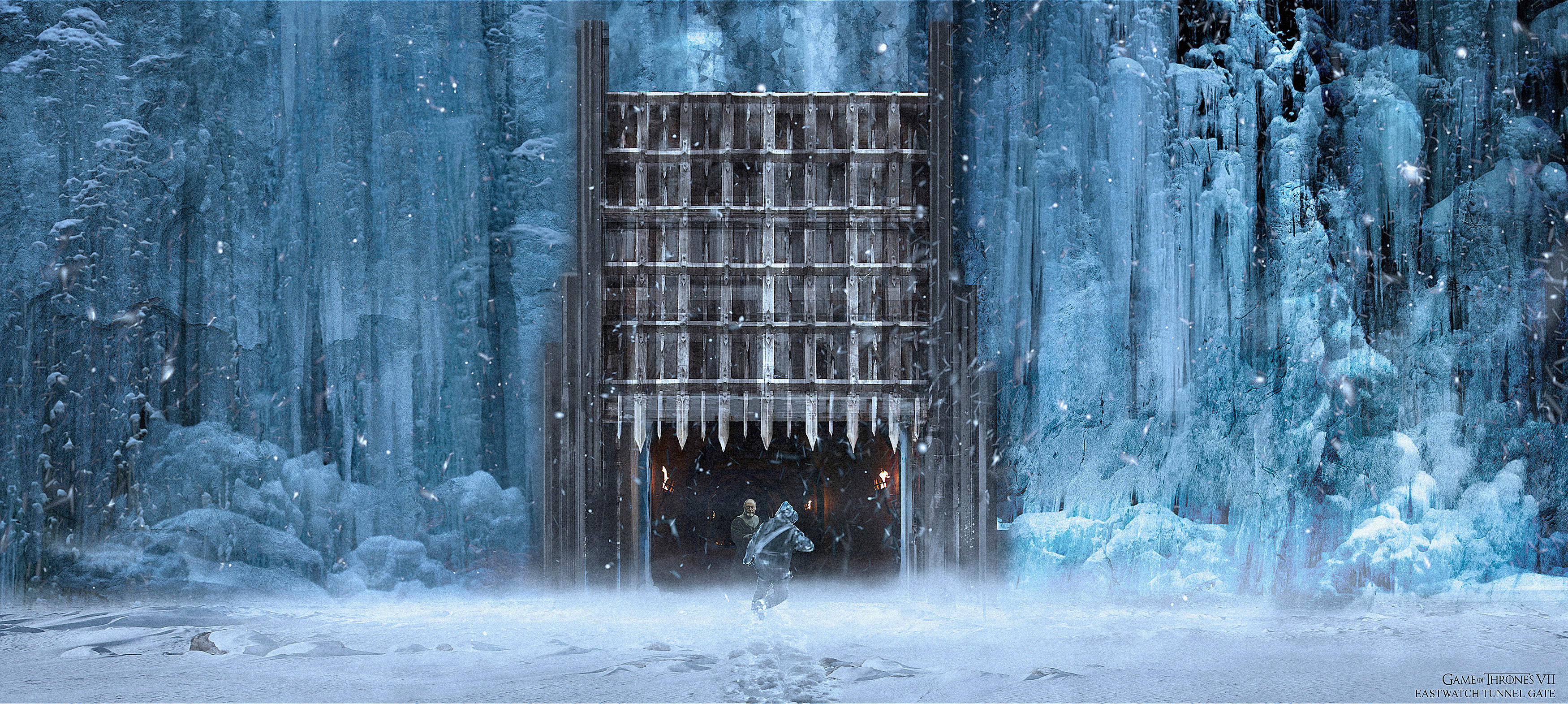 Gendry gets back to the wall, (in record time!) concept for the gate