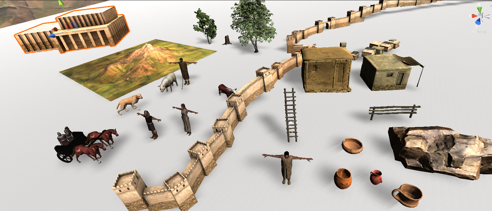 3D models used in the project