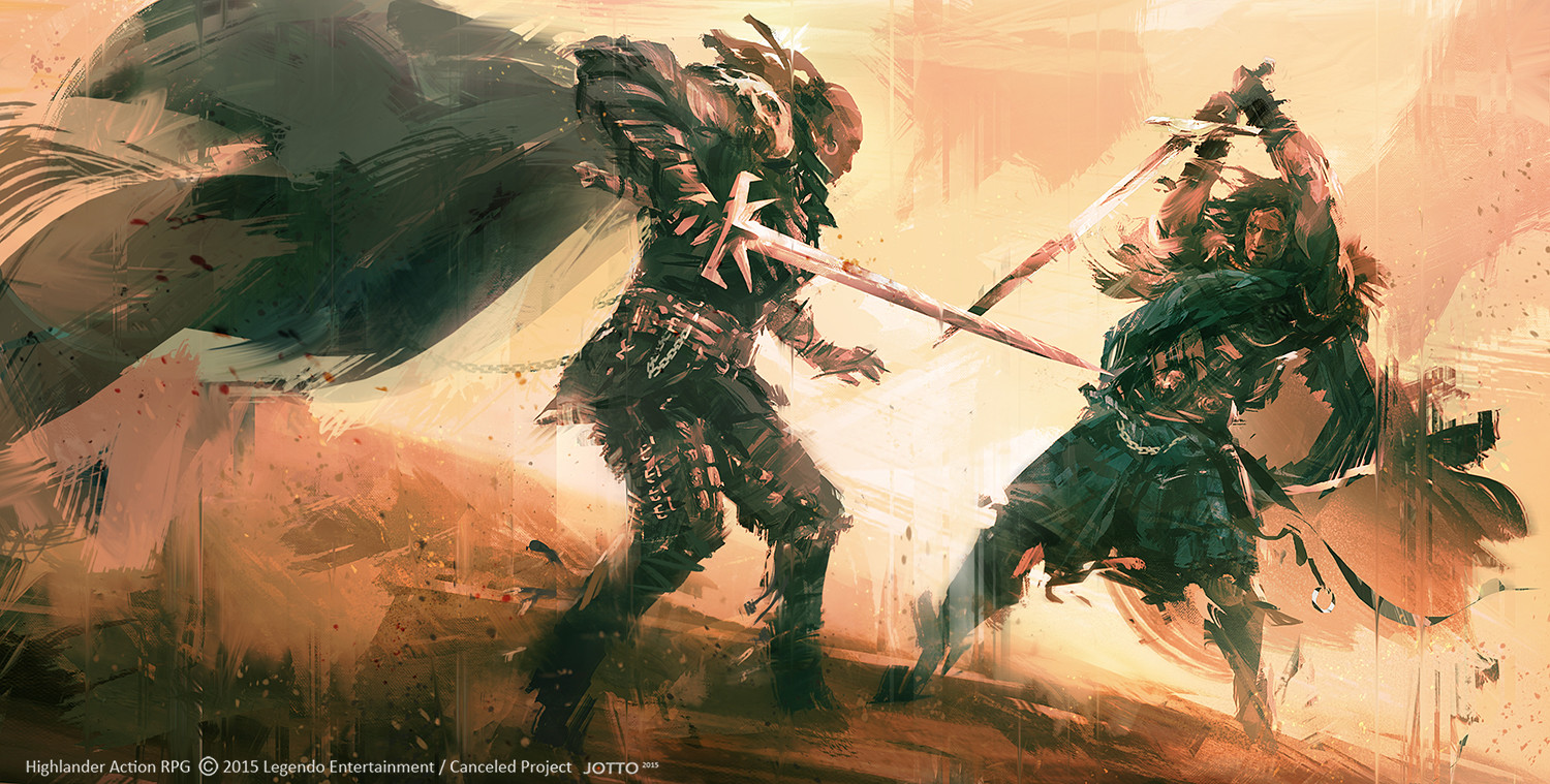 Artstation Highlander Illustration Unreleased Rpg J