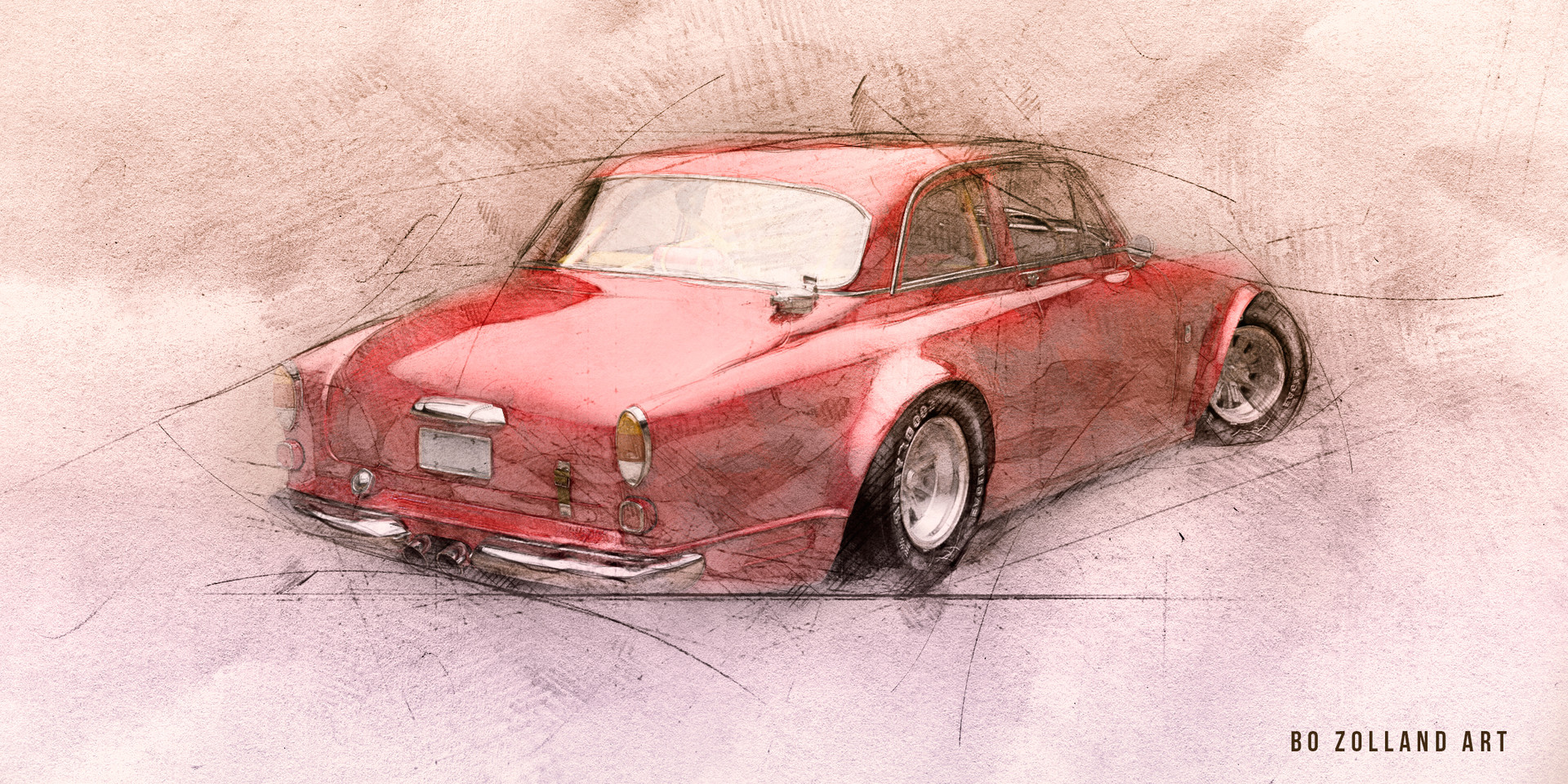 bo zolland - volvo amazon (121) art