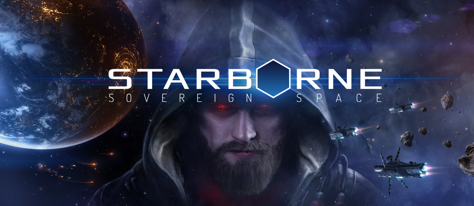 Cover image for the Starborne website with logo