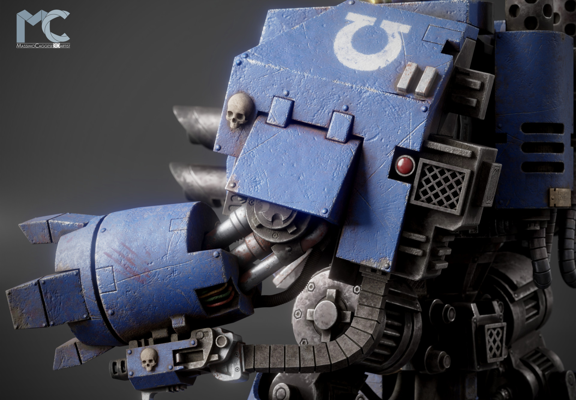 POWERFIST (Blender Cycles).
