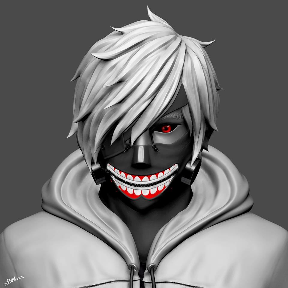 Artstation Kaneki Tokyo Ghoul Black Star
