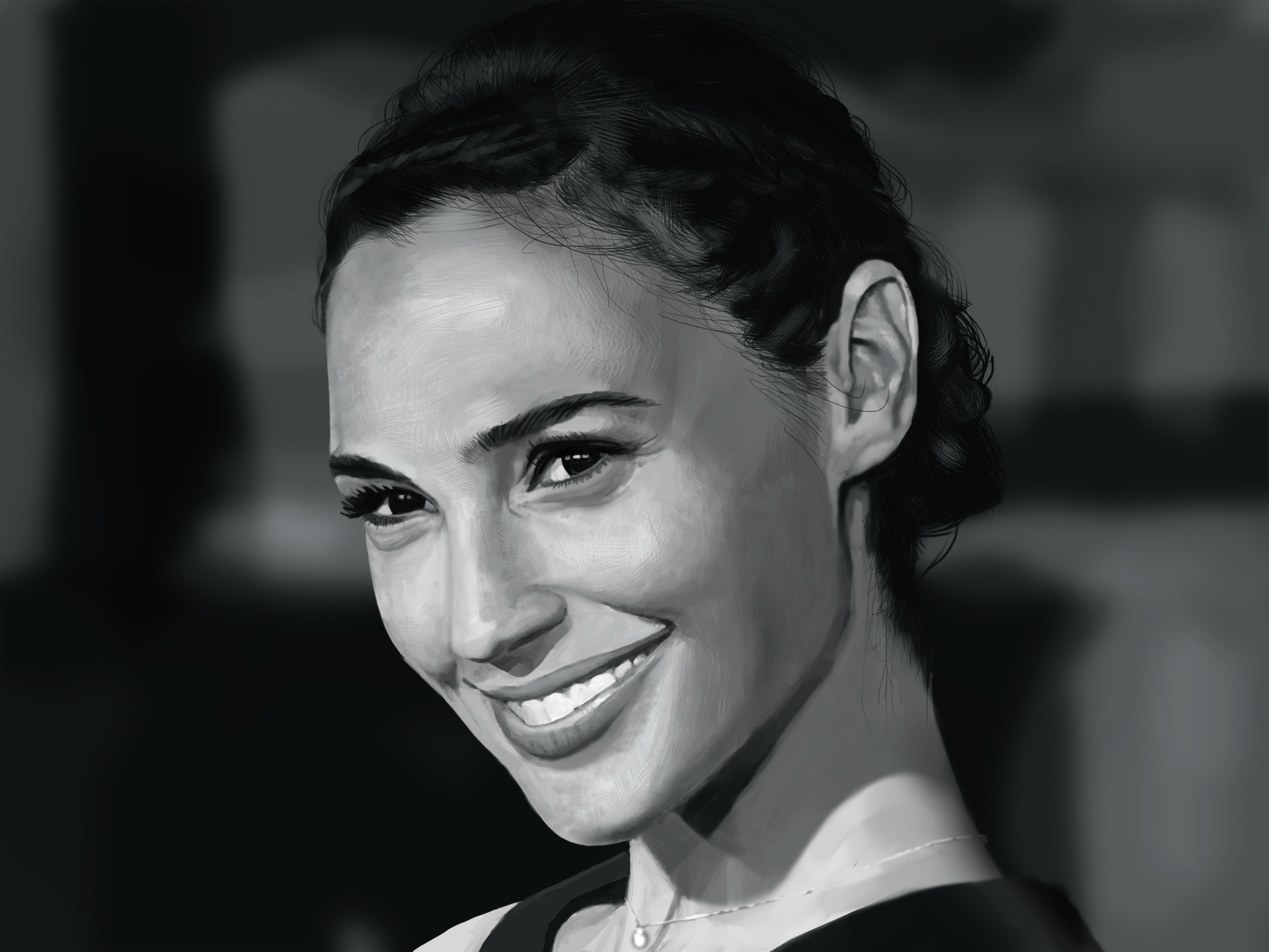 ArtStation Gal Gadot Portrait