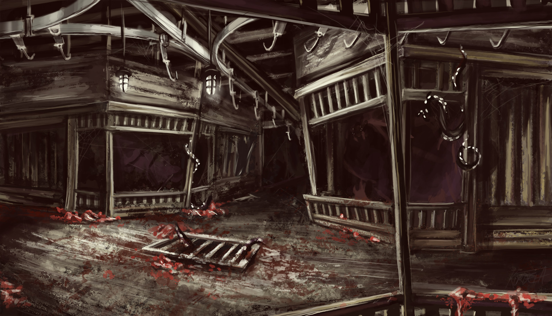 ArtStation Slaughterhouse Level & Prop Concepts