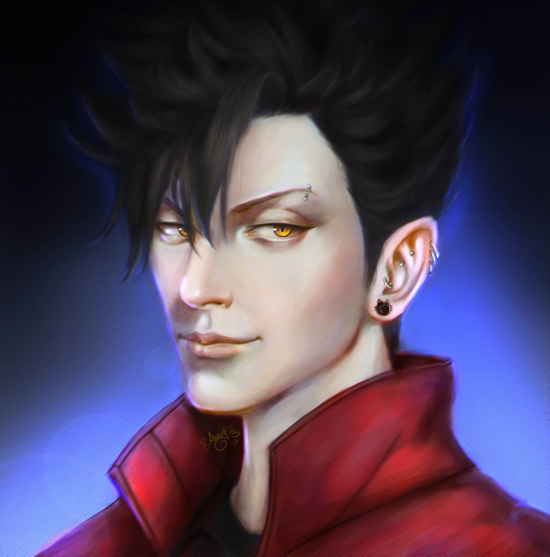 Kuroo Tetsurou Realistic Fanart Angy P Kuroo Tetsurou angy p